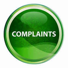 Complaints Natural Green Round Button