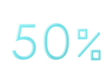 Display of% of simple design. There are color variations. シンプルなデザインの％表示