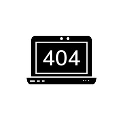 Page not found error vector icon