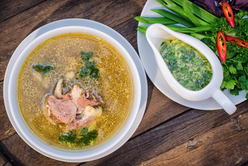  Delicious food in the restaurant