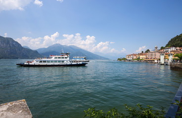 BELLAGIO, ITALY, JUNE 19, 2019 - View of Bellagio, a small village on Como lake, Italy.
