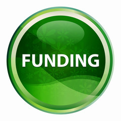 Funding Natural Green Round Button