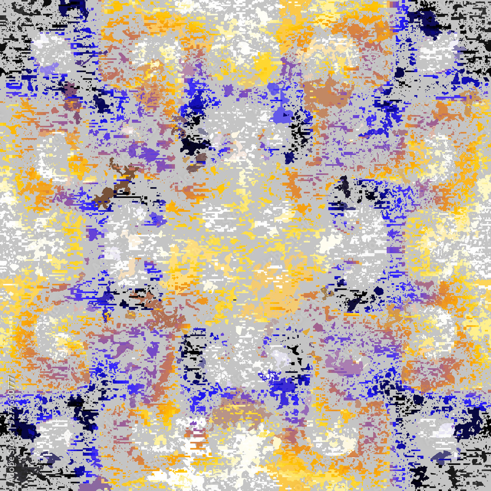 Aufkleber Vector image with imitation of grunge datamoshing texture.
