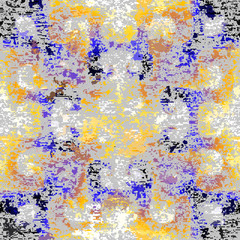 Obraz na płótnie Canvas Vector image with imitation of grunge datamoshing texture.