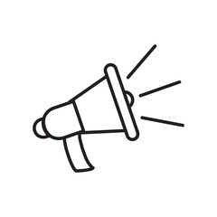 Megaphone icon vector 