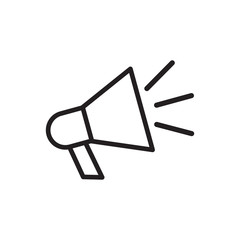 Megaphone icon vector