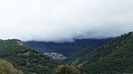 Fototapeta na wymiar Zicavo Corsica