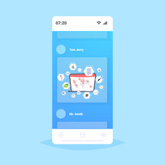 laptop screen with world map location geo tags different computer applications virtual interface concept smatphone screen online mobile app flat