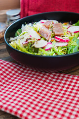 Tuna fume of rice cook radish and white chou