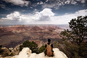 Descanso en el Gran Cañon
