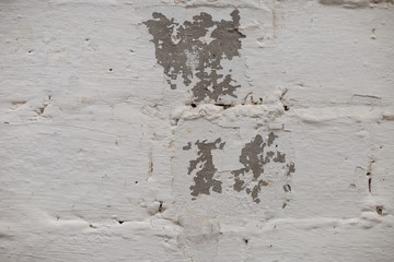 plastered whitewashed wall,taken on a summer day