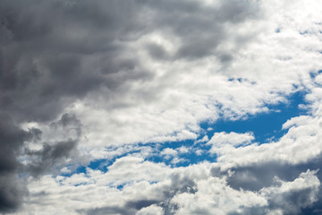 cloud-covered sky,shot on a summer evening