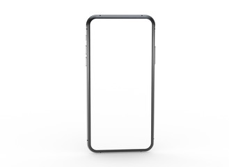 smartphone digital isolated white background