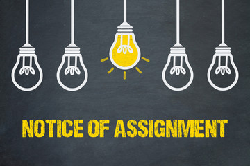 Notice of Assignment