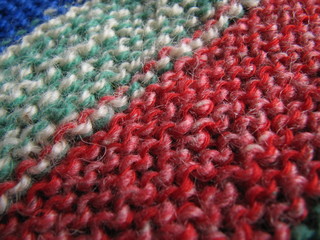 A plain knitted pattern 1