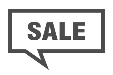 sale sign. sale square speech bubble. sale