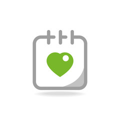 Creative calendar logo/icon design. Vector images.