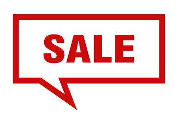 sale sign. sale square speech bubble. sale