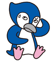 困るペンギン