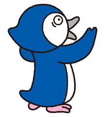 驚くペンギン2