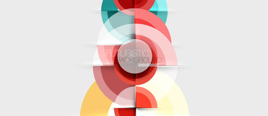 Circular geometrical design template