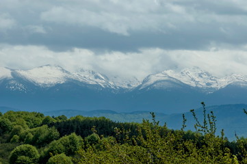Plana and Rila mountains, Rila of distance, Bulgaria