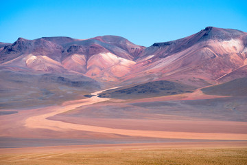 Obraz premium Colored mountains in Atacama desert - Bolivia, South America