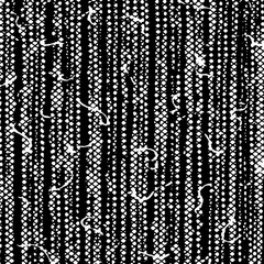 Black and White Grunge Dust Messy Pattern. Easy To Create Abstract Vintage, Dotted, Scratched Effect With Grain And Noise. Aged Design Element.