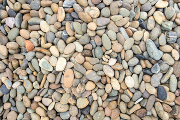 abstract background - color dry round reeble stones in the zen garden
