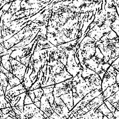 Black and White Grunge Dust Messy Pattern. Easy To Create Abstract Vintage, Dotted, Scratched Effect With Grain And Noise. Aged Design Element.