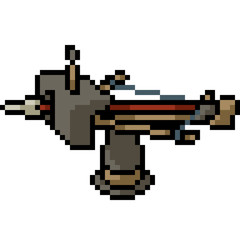 vector pixel art ballista © Saphatthachat