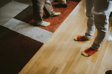 men in socks