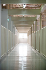 Fototapeta premium Bright light at the gate