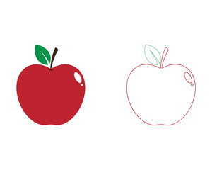 Apple logo template