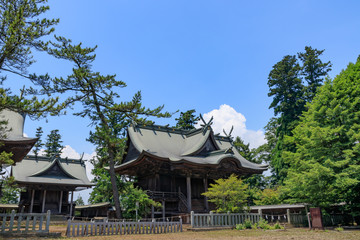 阿蘇神社　神殿　aso Shinto shrine 熊本県阿蘇市