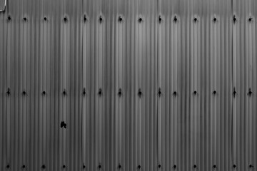 モノクロのトタン