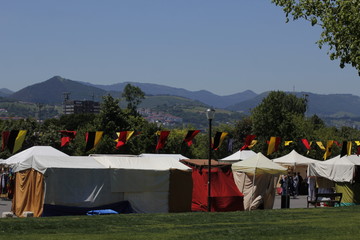 Tent in the mountains