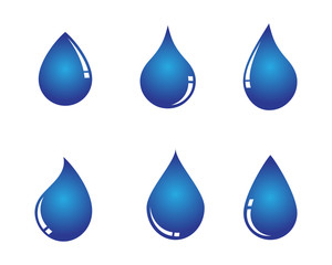 water drop Logo Template vector illustration