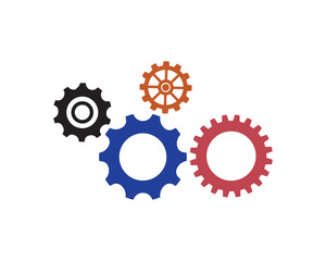 Gear Logo Template vector icon illustration design