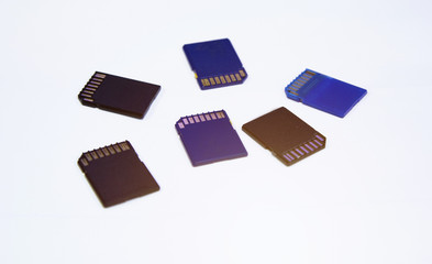 SD Card Adapter on White background