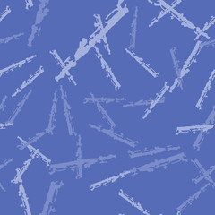 UFO camouflage of various shades of blue and violet colors