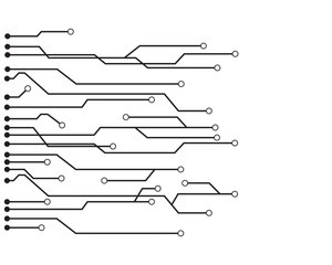 Circuit logo vector illustration