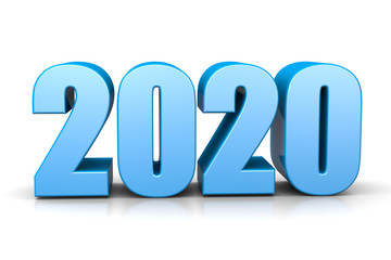 2020 Year Number Text