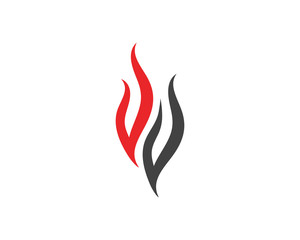 Fire flame nature logo and symbols icons