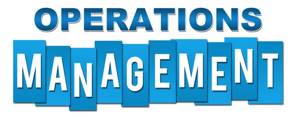 Operations Management Blue Professional 