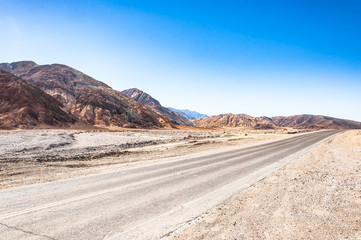 State Route 190 in Death Valley National Park, California