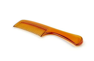 hair comb on white background