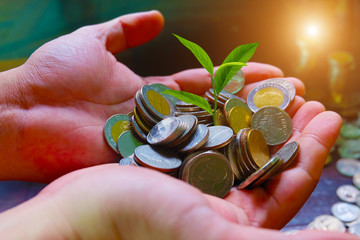 business economics concept for savings