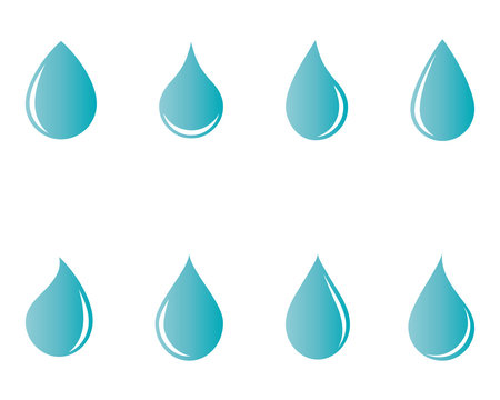 Water drop Logo Template vector illustration design