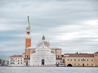 Fototapeta na wymiar Venice, Italy - 5/30/2019 - This is a view on Chiesa del Santissimo Redentore in Venice, Italy
